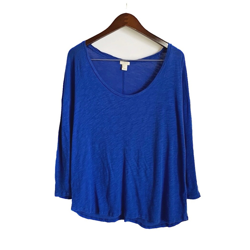 J. Crew Factory 3/4 Sleeve Slub Tee